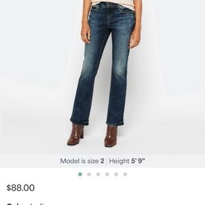 Silver Jeans Dark Blue Women's Boot Cut Jeans